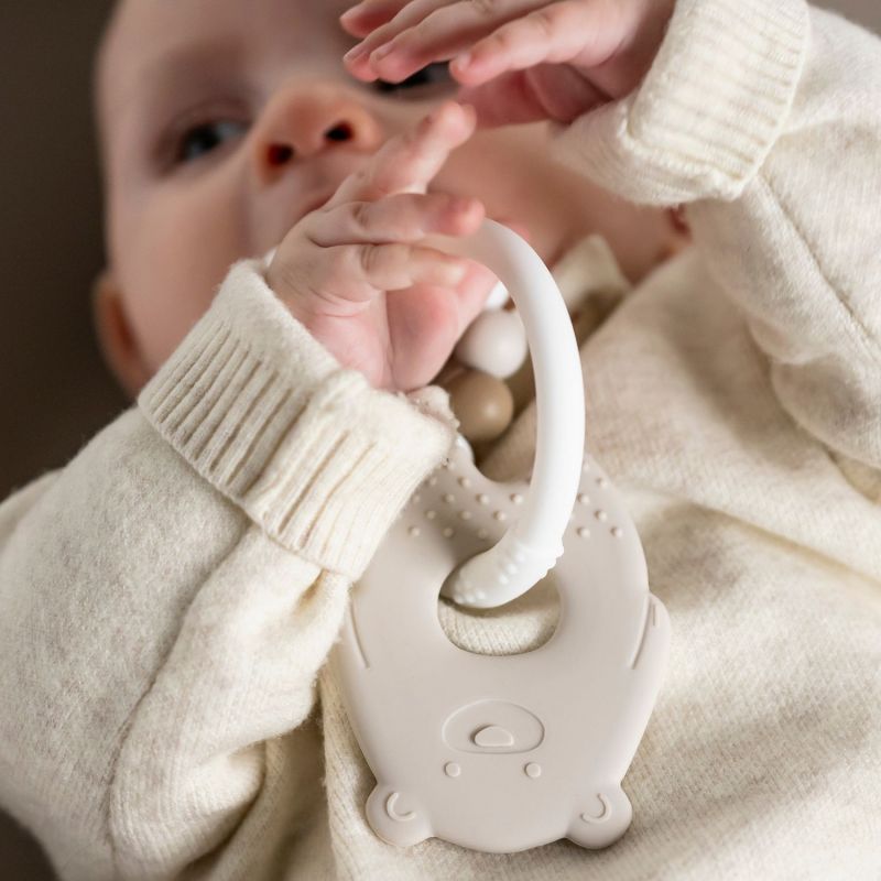 Anneau de dentition Ours Argile Nattou Ambiance 2