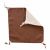 Variation Marron, blanc, gris du produit Doudou plat L'Envolée Terracotta de la marque Kadolis