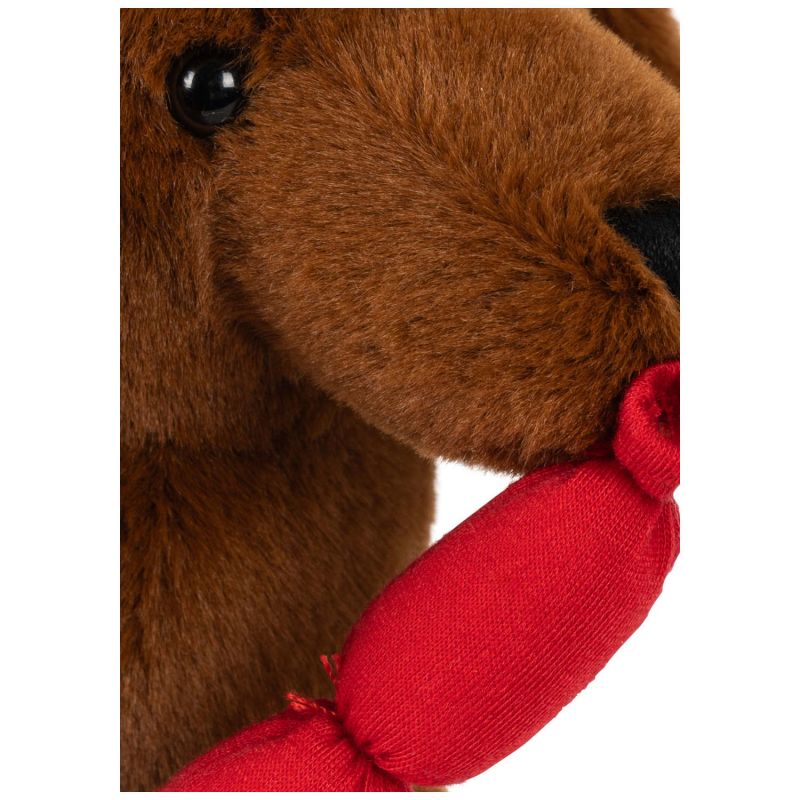 Peluche chien saucisse chorizo et son panier Konges Sløjd Produit 5
