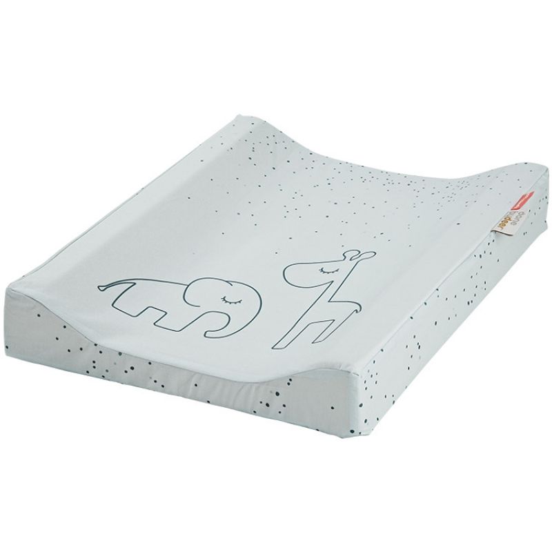 Matelas à langer en tissu déperlant Dreamy Dots vert clair (50 x 65 cm) Done by Deer