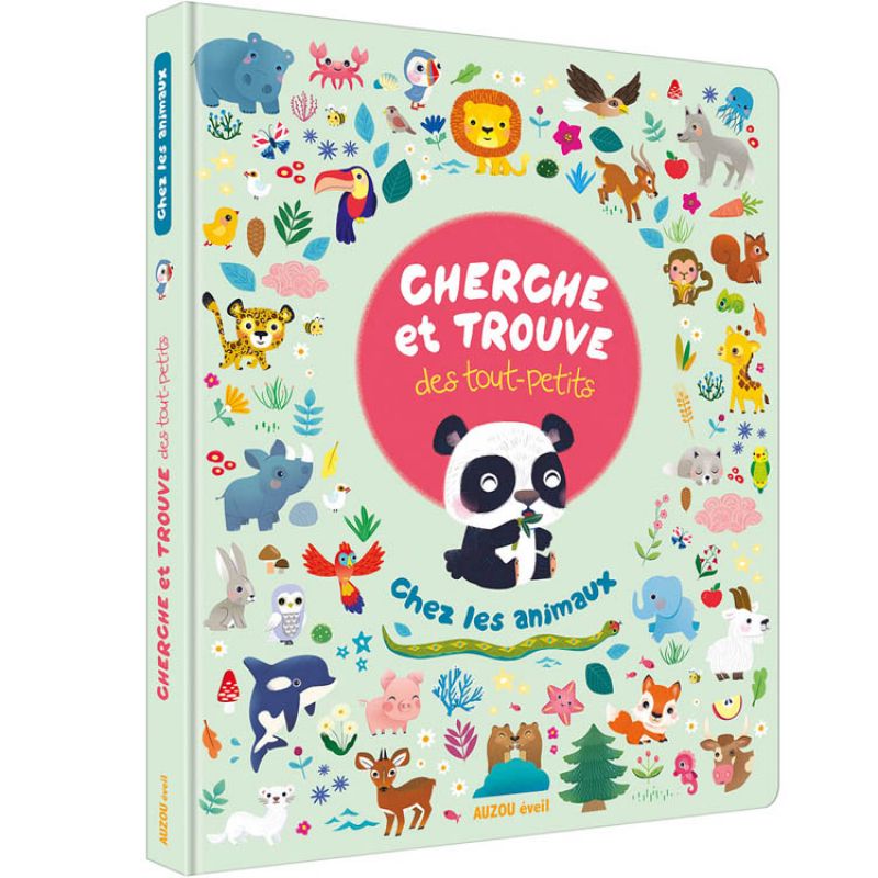 Livre Cherche et trouve des tout-petits Chez les animaux Auzou Editions Produit 1