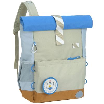 Medium sac à dos enfant Rolltop Sunny Explorer vert et bleu Lässig 