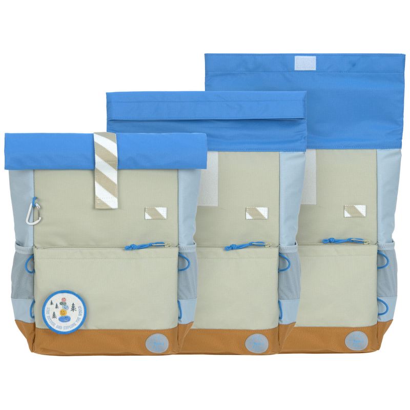 Medium sac à dos enfant Rolltop Sunny Explorer vert et bleu Lässig Produit 5