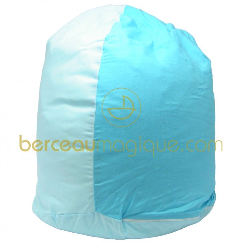 Gros pouf H-Bambou bleu Babycalin