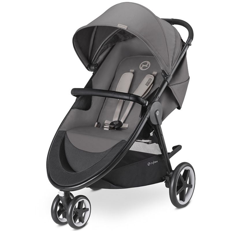 Poussette 3 roues Agis M Air 3 Gold Manhattan Grey grise Cybex