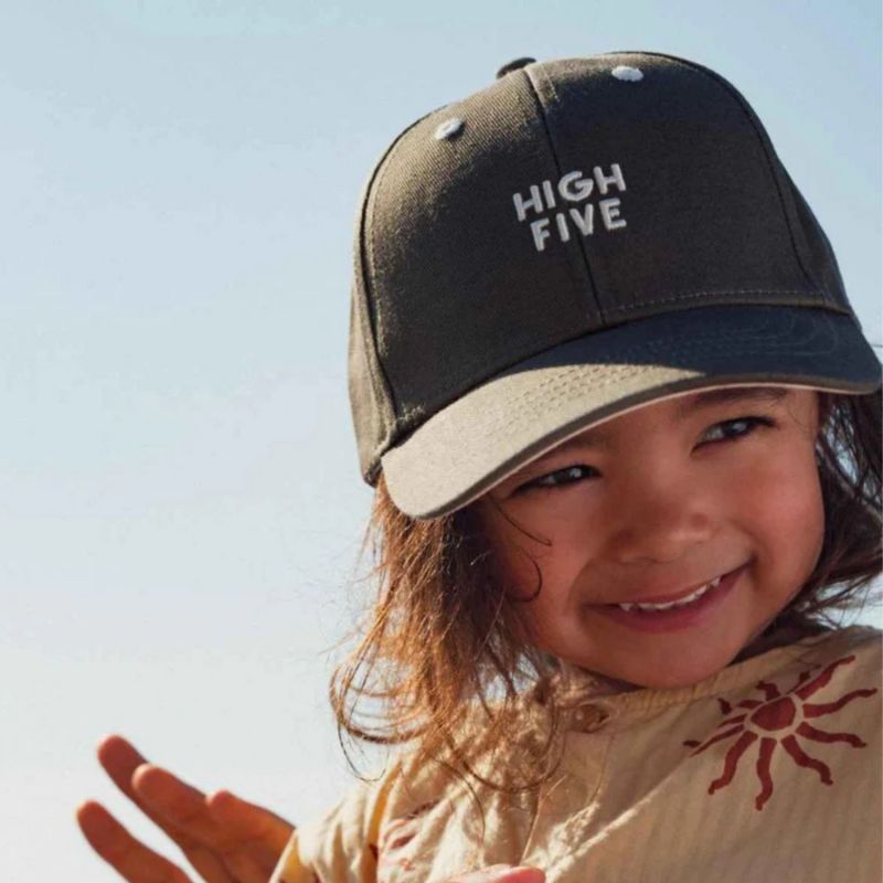 Casquette enfant High Five kaki (7-12 ans) Chamaye Ambiance 2