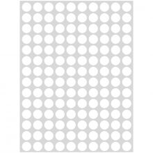 Planche de stickers ronds blancs (18 x 24 cm)  par Lilipinso