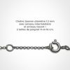 Bracelet sur chaîne LOVETREE personnalisable (or blanc 750°)  par Mikado
