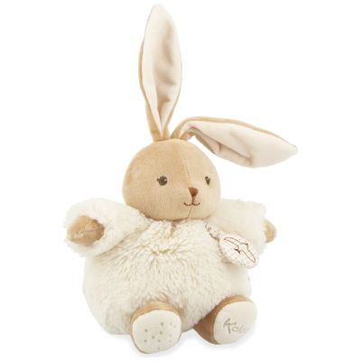 Peluche musicale Patapouf Lapin crème (17 cm)