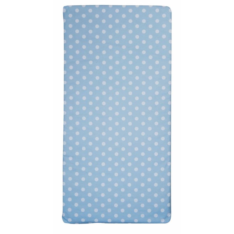 Matelas de voyage pois bleu (60 x 120 cm) Candide
