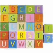 Puzzle cube alphabet (32 cubes)  par Janod 