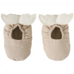 Chaussons avec ailes d'ange biscuit (0-6 mois) - BB & Co