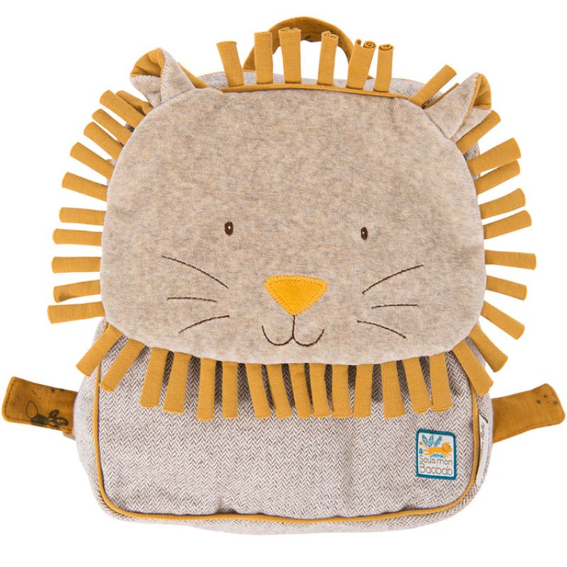 Sac à dos bébé lion Sous mon baobab Moulin Roty Produit 1 grande taille