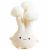 Variation Blanc du produit Porte-clé peluche Champignon Sauvage (15 cm) de la marque Bazuuyu