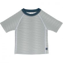 Tee-shirt anti-UV manches courtes rayé col marine (3 ans)  par Lässig 