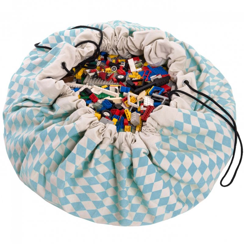 Sac à jouets 2 en 1 Diamond bleu Play&Go