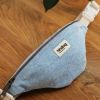 Sac banane Augustin Denim Bleu  par Hindbag