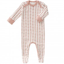 Pyjama léger Feuille rose (0-3 mois : 50 à 60 cm)  par Fresk
