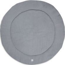 Tapis de jeu rond Basic Knit Stone Grey (95 cm)  par Jollein