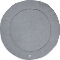 Tapis de jeu rond Basic Knit Stone Grey (95 cm)