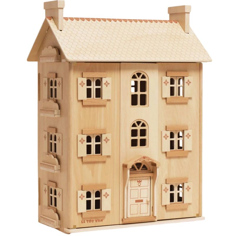Grande maison de poupée couleur bois naturel FSC Le Toy Van Produit 1
