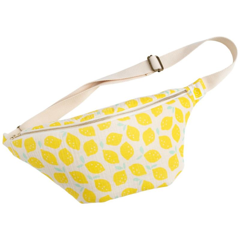 Sac banane en gaze de coton Pop Citron Sauthon Produit 1