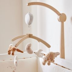 Mobile musical en bois Bali, Moka & Snow