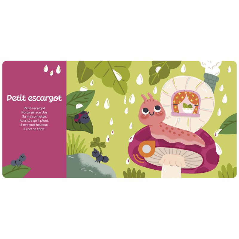 Livre Mes premiers sonores Mes comptines des vacances Auzou Editions Produit ouvert 2