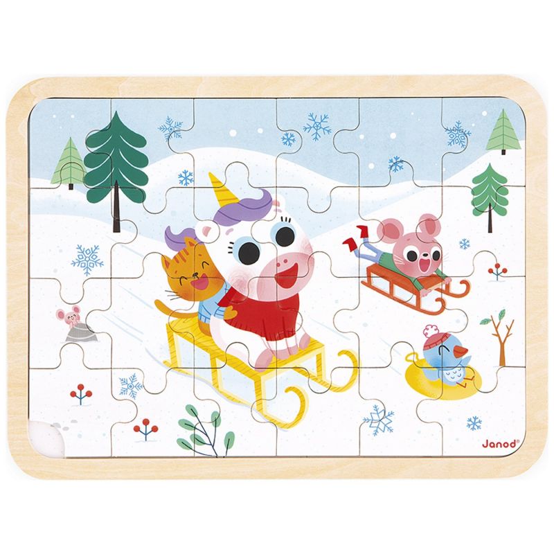 Puzzle A la montagne (24 pièces) Janod Produit 1