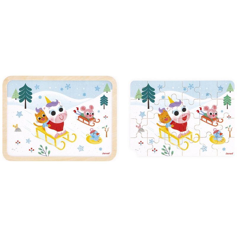 Puzzle A la montagne (24 pièces) Janod Produit 4