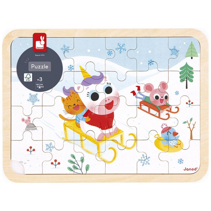 Puzzle A la montagne (24 pièces) Janod Packaging 5