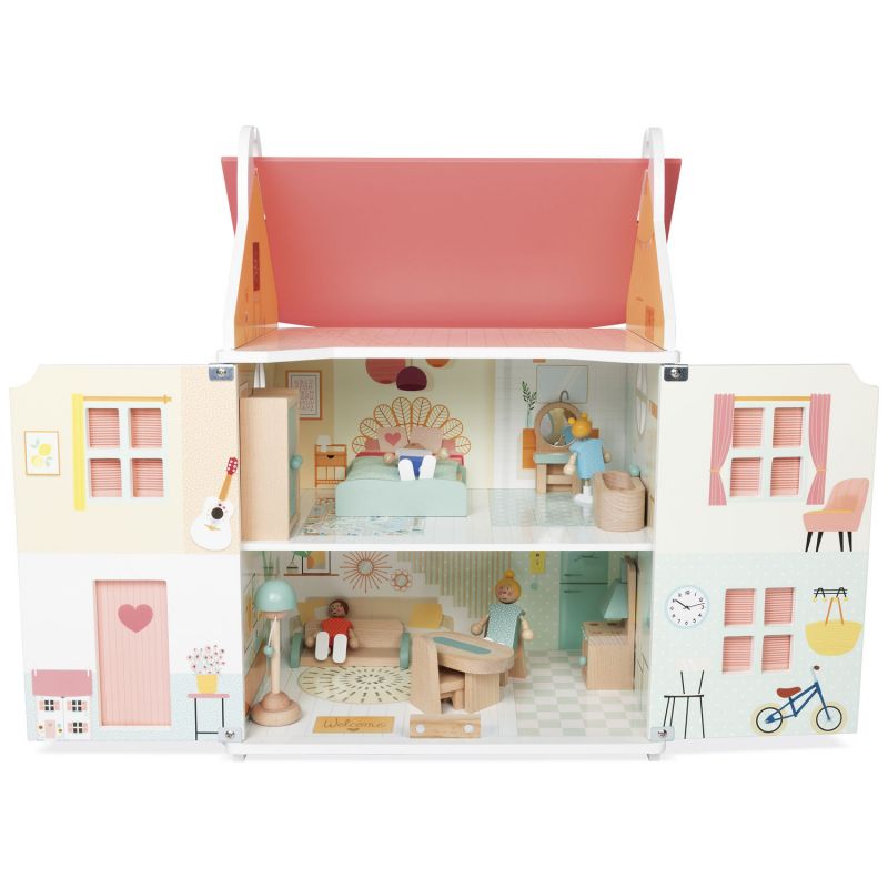 Maison de poupées et accessoires Janod Produit ouvert 5