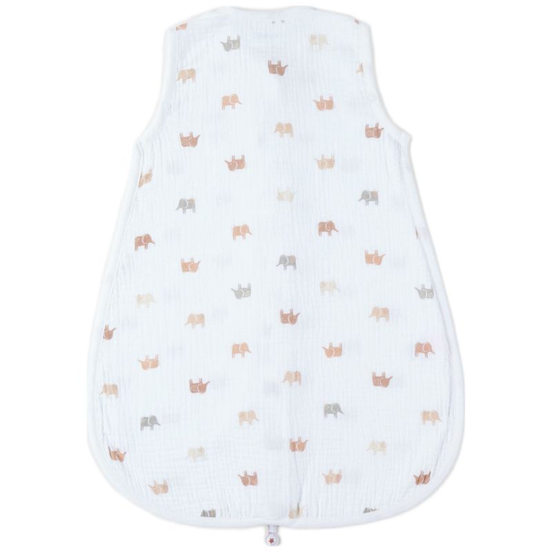 Gigoteuse légère en mousseline Eléphants (50 cm) Noukie's Produit 2