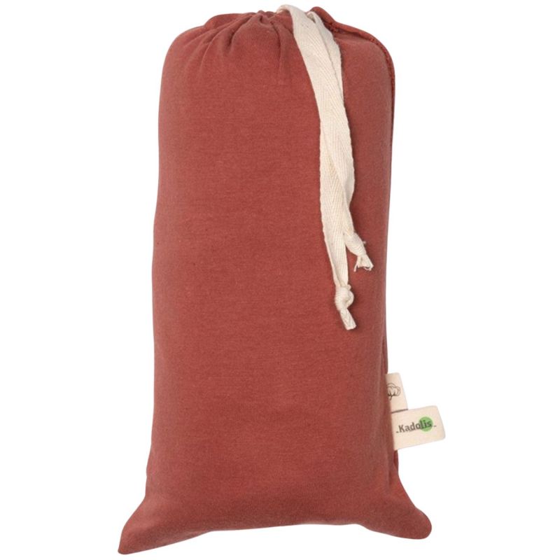 Drap housse en coton bio Terracotta (50 x 83 cm) Kadolis Packaging 4