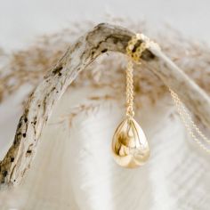 Bola de grossesse Goutte chaîne (or jaune 18 carats) - Pleine Lune