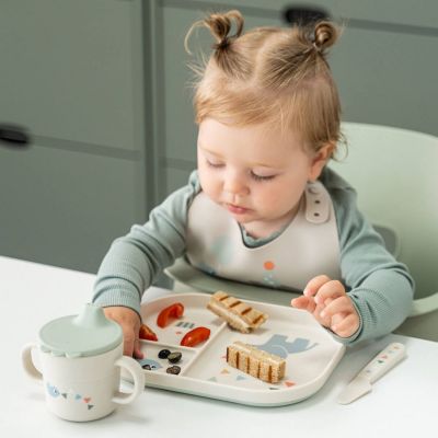 Tasse d'apprentissage Foodie Celebration Sable