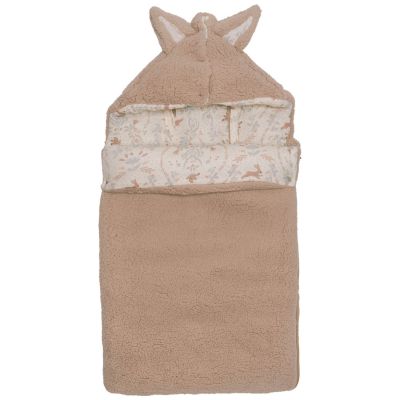 Nid d’ange sherpa ourson doublé jardin enchanté (0-6 mois) BB & Co