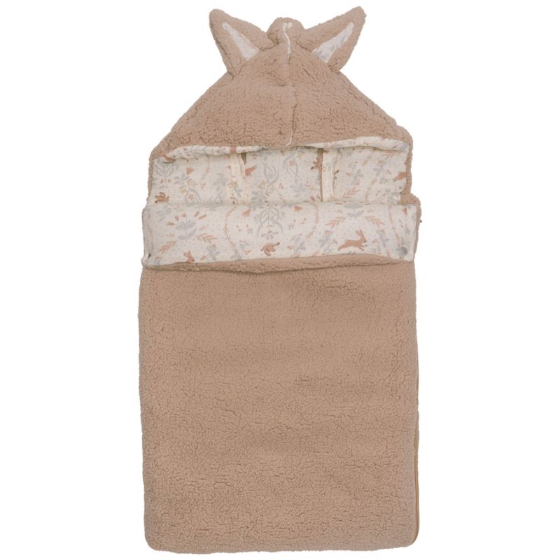 Nid d’ange sherpa ourson doublé jardin enchanté (0-6 mois) BB & Co Produit 1