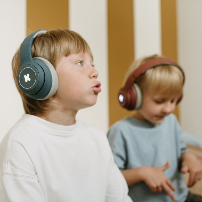 Casque audio bleu KIDYWOLF Ambiance 5