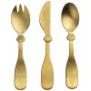 Set de couverts en acier inoxydable pour enfant Gold Elodie Details Produit 1