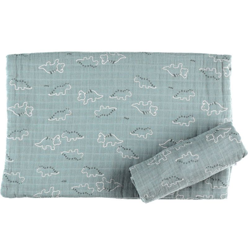Habillage couffin Mix & Match bleu Noukie's