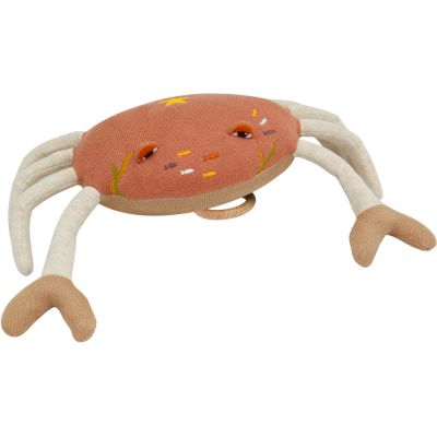 Peluche musicale crabe sable (19 cm)