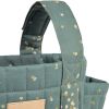 Organiseur de poussette Hyde park Gold confetti Magic green  par Nobodinoz