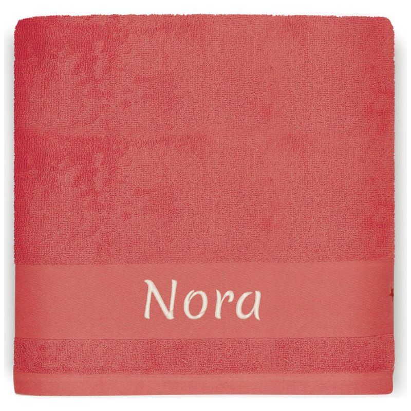 Serviette de bain Faon Fraise personnalisable (70 x 140 cm) L'oiseau bateau Produit 2