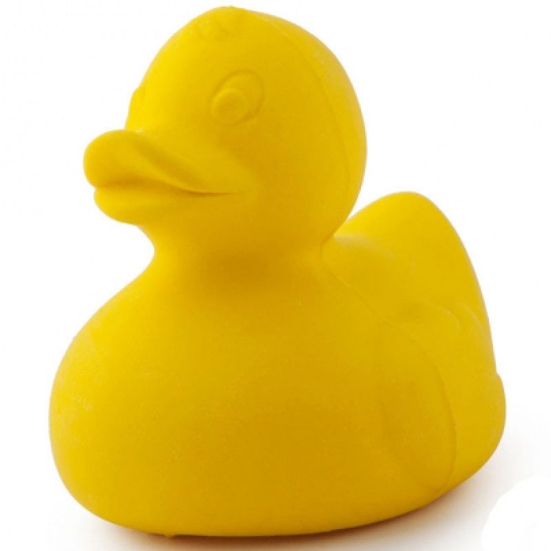 Petit canard latex d'hévéa jaune Oli & Carol