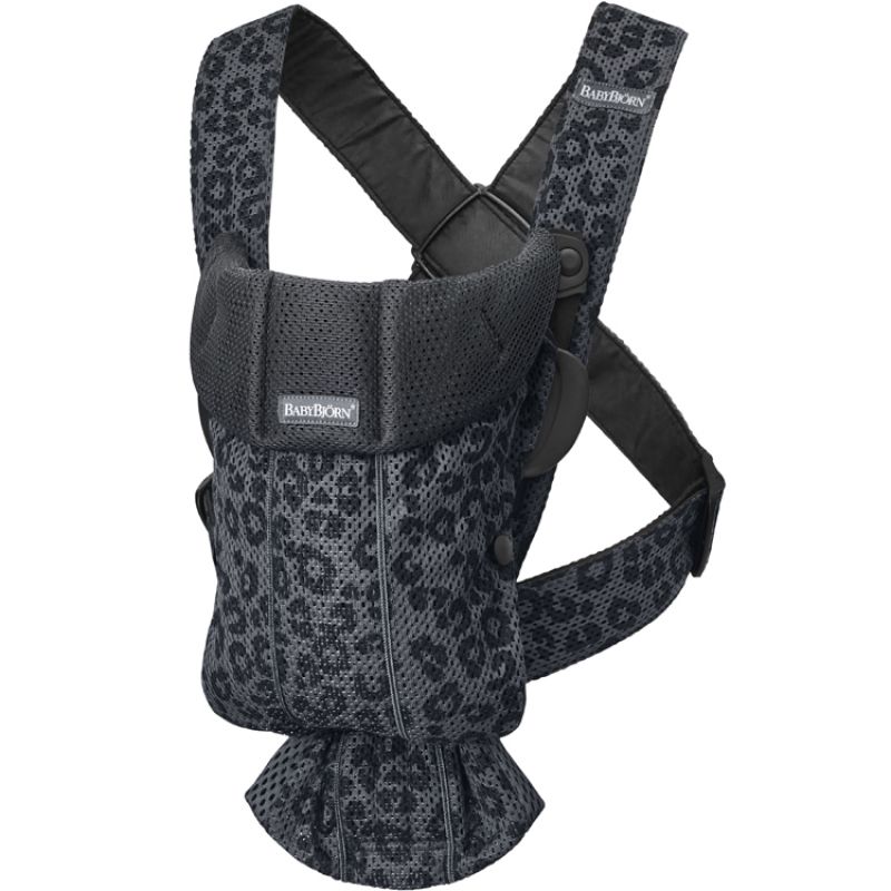 Porte bébé Mini en mesh 3D Léopard anthracite BabyBjörn