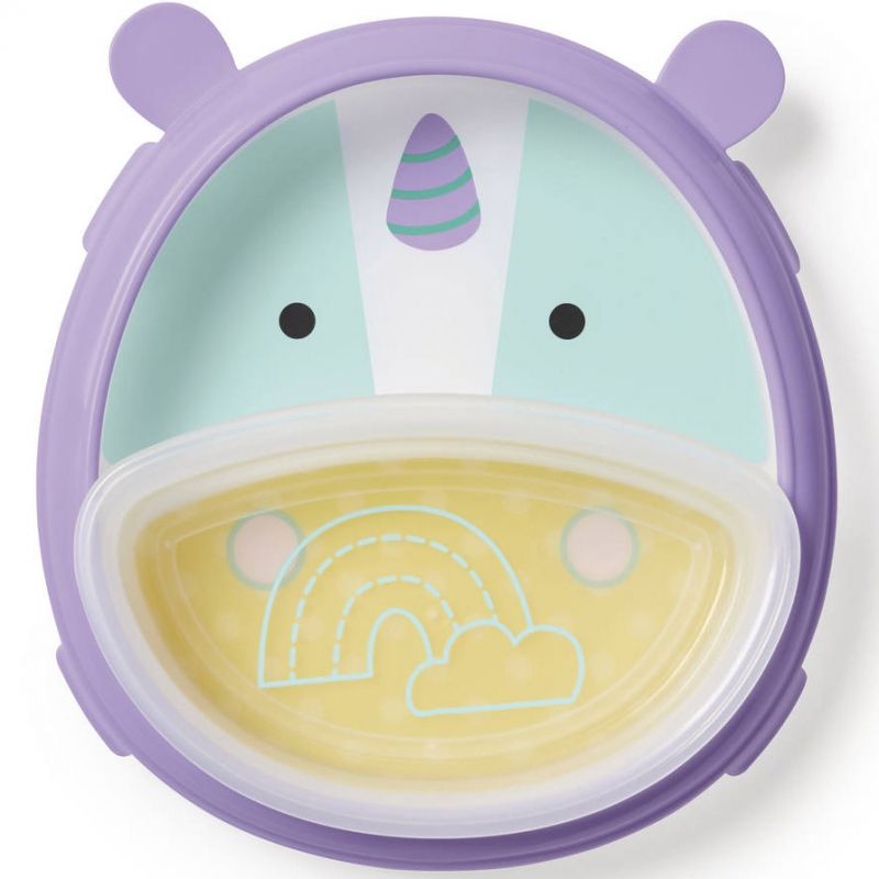Assiette évolutive + bol licorne Skip Hop