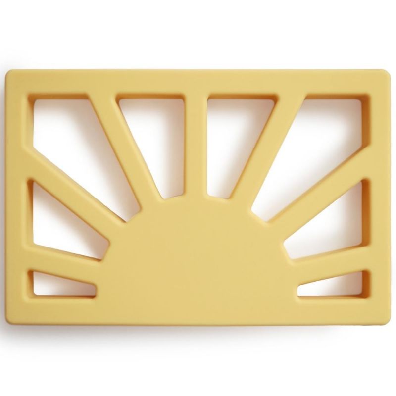 Jouet de dentition Sun Muted yellow Mushie