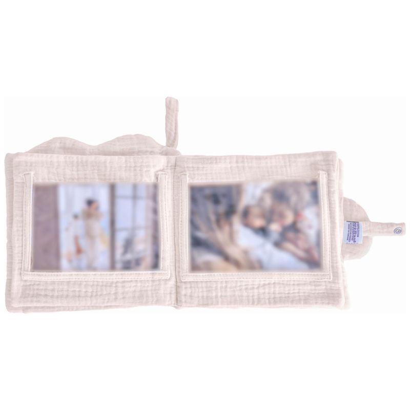 Livre album photos nuage (pour 10 photos 10 x 15) gaze de coton ivoire BB & Co Produit 2