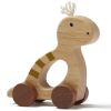 Dinosaure à roulettes beige Neo  par Kid's Concept